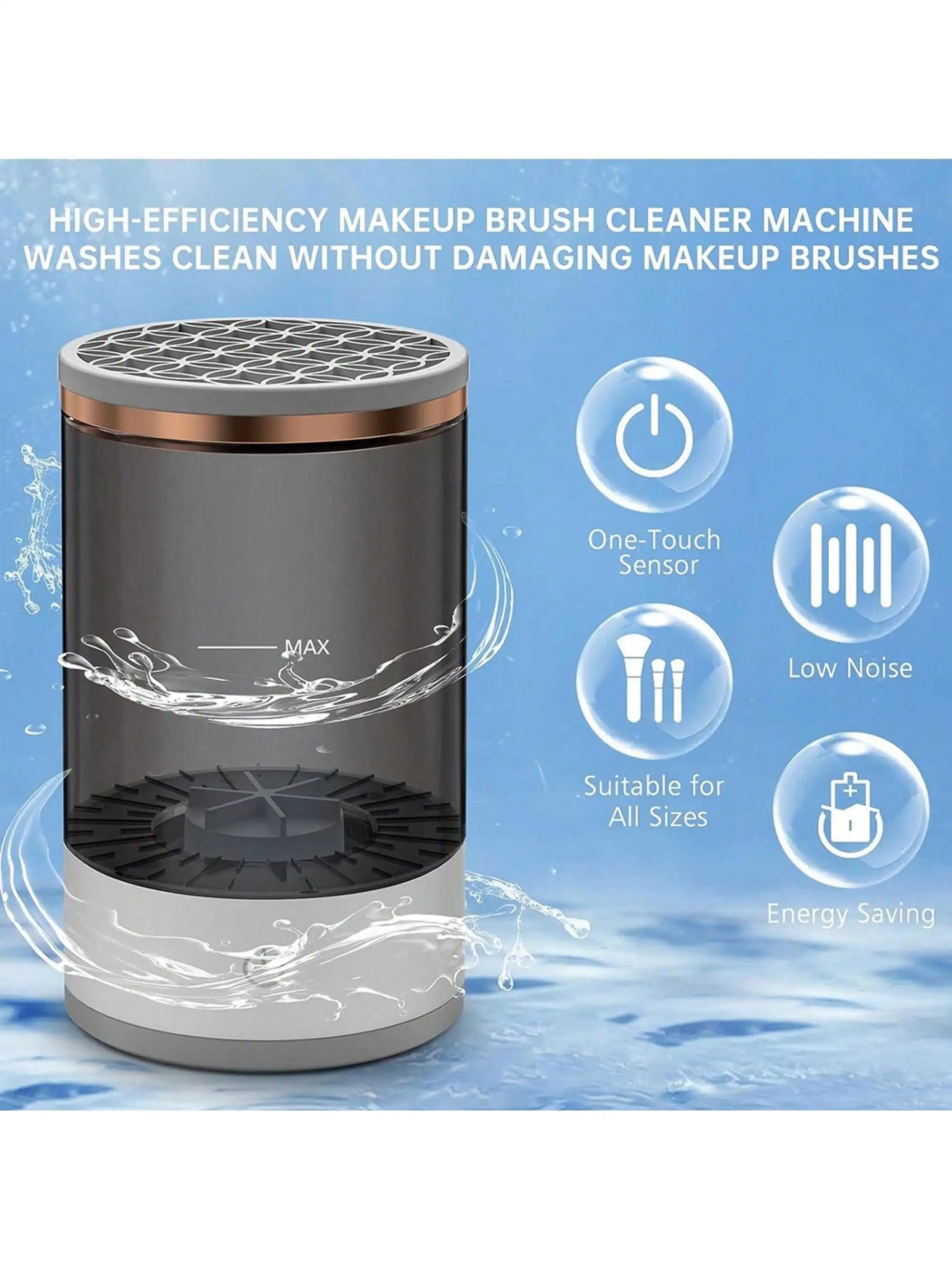 Automatic Electric Makeup Brush Cleaner